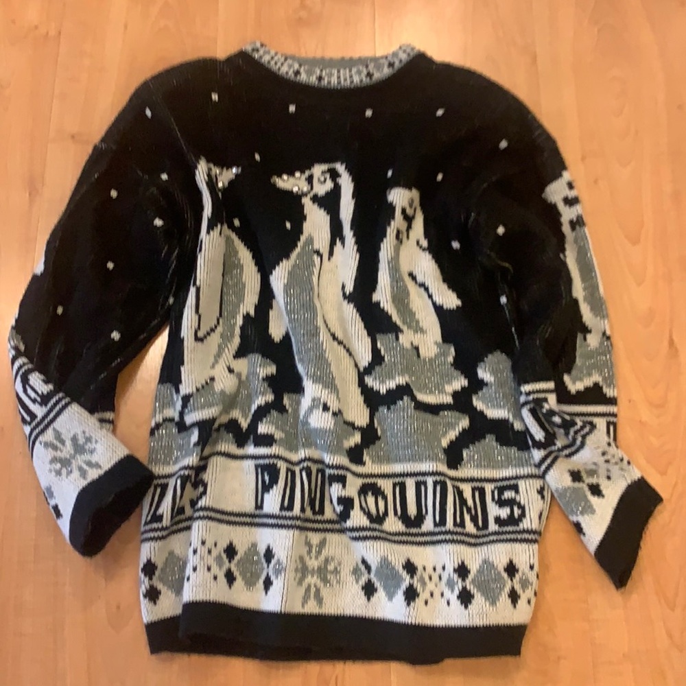 PENGUIN VINTAGE GRAFFITIED Luigi Gordini sweater